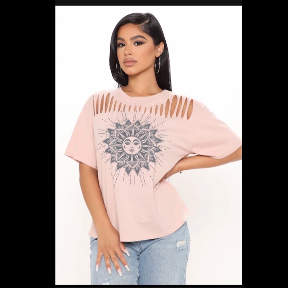 Fashion Nova shirt pink